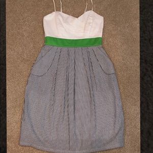 Seersucker dress adorable!!!!!!